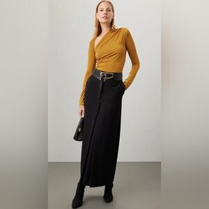 LAPOINTE Jersey Ruched Top Size 6